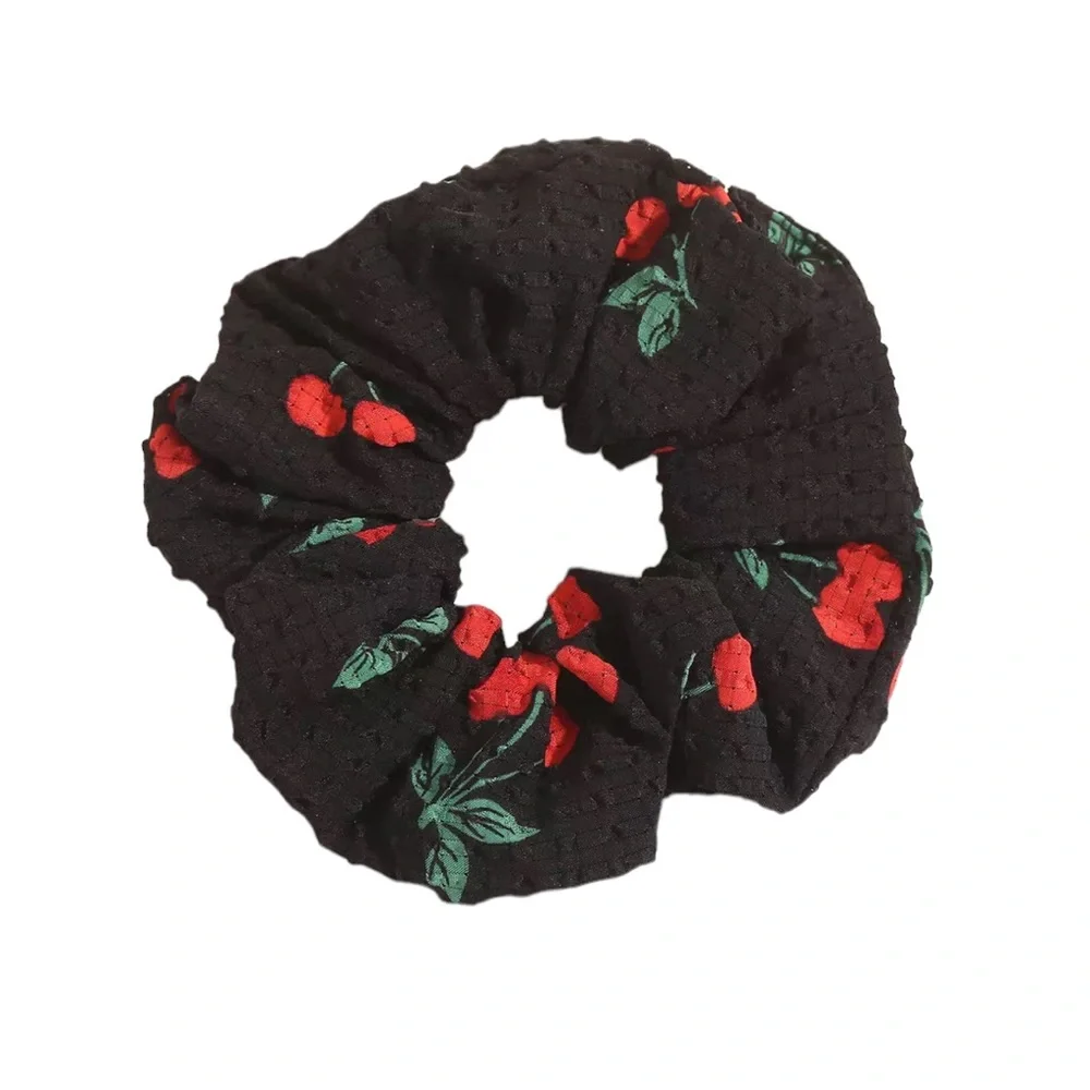 Cherry Fruit Hair Scrunchies-Set of 2
